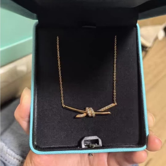 Tiffany & Co. Shoes - Tiffany & Co. Gold Knot Necklace